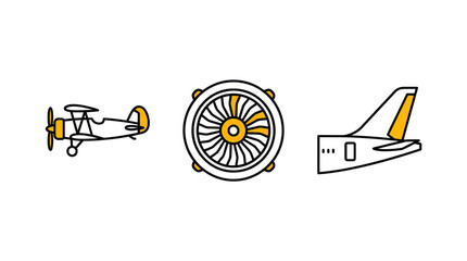 Aviation Icon Set © Naswi