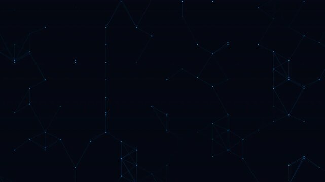 Hexagonal Data Hive Network Animation - Honeycomb Technology Grid 4K Seamless Loop
