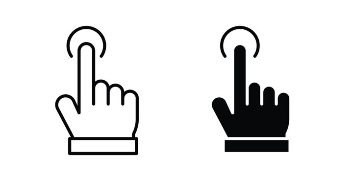 Clicking finger icon
