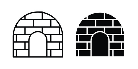 Fototapeta premium Igloo icon