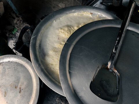 Artisanal Tea Culture: Preparing Rich Creamy Base in Rural Bangladesh