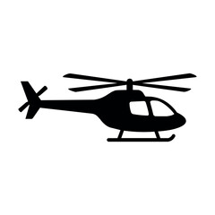Helicopter icon for air transport and aviation symbol vector © SHAHRIZ