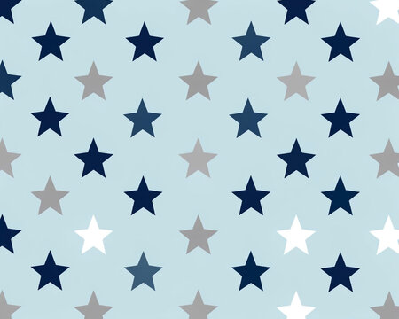 A repeating pattern of four-pointed stars, tilted at various angles, fills the entire frame