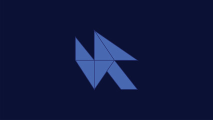 Fototapeta premium Futuristic glowing blue Wi-Fi signal icon floating in dark space with neon digital effect