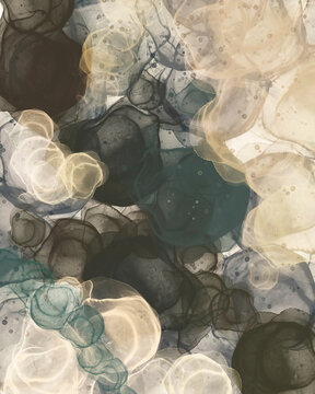 Modern Abstract Ink Pattern 