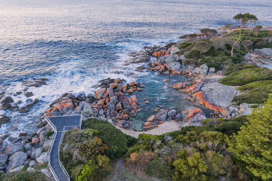 Bay Of Fires Tasmania Aerial