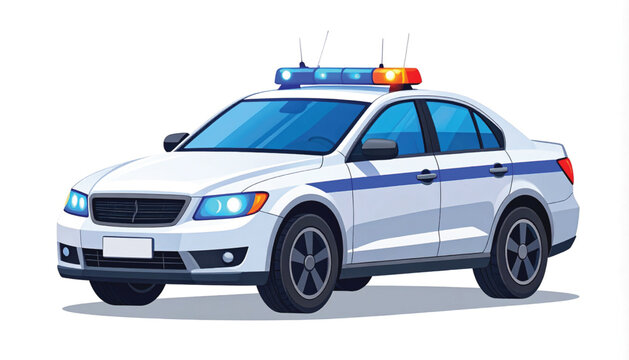 Police Car Emergency Vehicle Response.