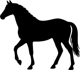 Obraz premium Walking Horse Silhouette.eps