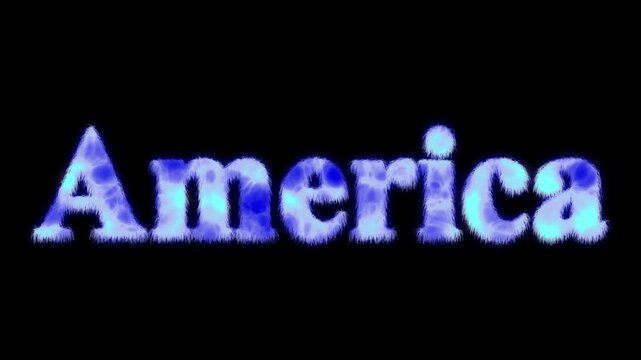 America text in gold cursive on black. Luxury design suitable for patriotic themed projects, 4th of july celebrations, or American holidays