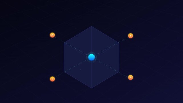 smart home ecosystem connected devices tech vector animation