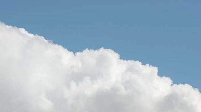 Dense and dark cumulonimbus in the sky