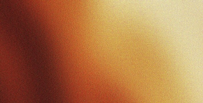 Abstract grainy background with warm orange and yellow color gradient featuring high ISO digital film noise texture for artistic creative design use.