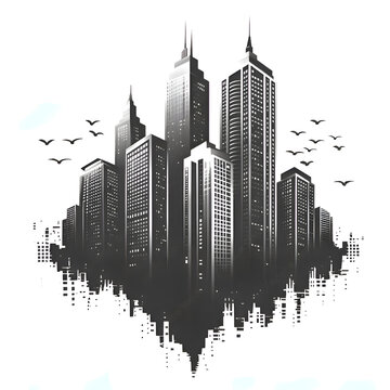 city skyline vector illustration