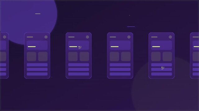 sleek mobile app interface user experience flow