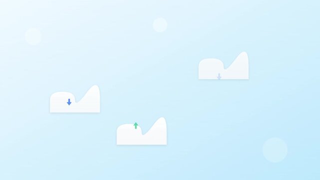 sleek flat design cloud computing tech background