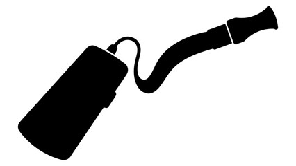 Silhouette of a handheld water sprayer or nozzle tool © Growup Pixel