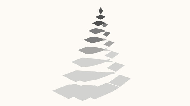 Clean flat vector illustration of gray stepping stone path in perspective on a light background, ideal for progress, journey, roadmap, or growth concept designs.