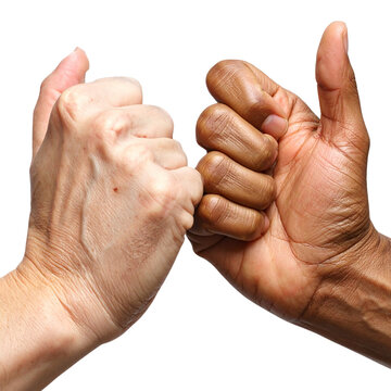 Business High Five Gesture Isolated on Transparent Background