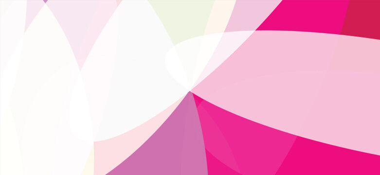 Abstract pink geometric crystal background. overlapping translucent triangles, low poly faceted shape. for elegant beauty salon branding, modern cosmetic packaging layouts. vector art.