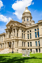 Obraz premium Historic Wyoming State Capitol Building in Cheyenne