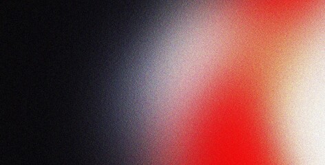 Abstract red and black gradient with grainy texture creating a striking and vibrant contrast with light source from right side. © X -  Warrior