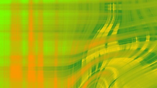 Vibrant citrus fluid motion background with green, yellow, and orange hues blending dynamically