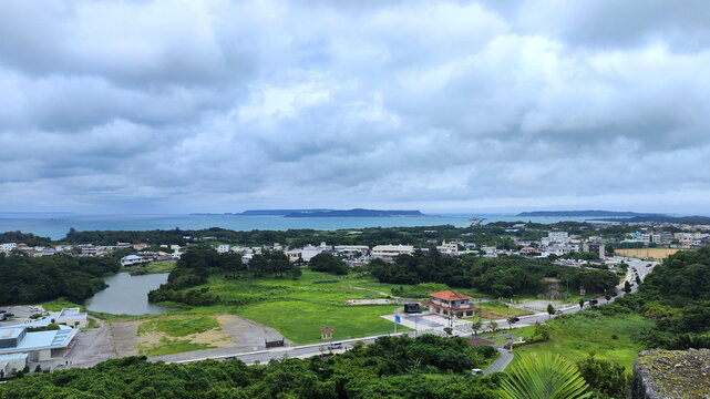 Top View to Uruma City from Hill