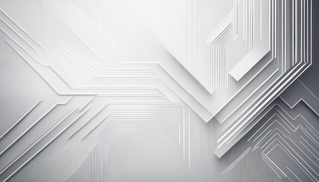 minimalist white tech background with circuit lines and gradient texture