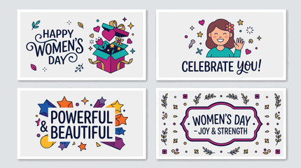 Fototapeta premium Celebration and empowerment for women