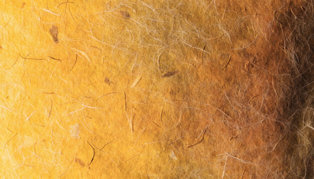Handmade Paper Texture Turmeric Yellow Ochre Gradient Warm Organic Background