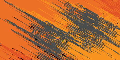 Sublimation jersey design vector brush modern grunge camouflage background paint splash splashes bold stripes brush orange stripes abstract. eps 10 © Samsul