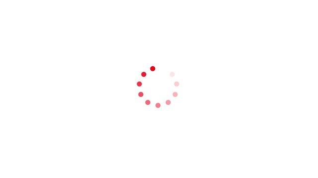 loading bar line progress loop Animation video transparent background with alpha channel. animated circle loading background 4 k. video