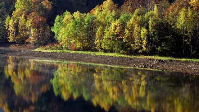 さっぽろ湖の紅葉