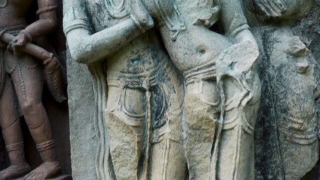 Exquisite Stone Carvings of Khajuraho Temples Built by the Chandela Dynasty