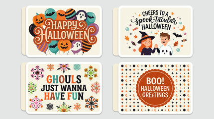 Halloween greetings collection © Cracker