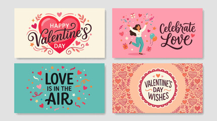 Valentines day celebration greetings © Farelious