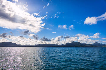 Excursion en bateau dans le Parc marin de Blue Bay, Mahébourg, Ile Maurice, Océan Indien, Afrique © Gerald Villena