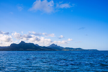 Excursion en bateau dans le Parc marin de Blue Bay, Mahébourg, Ile Maurice, Océan Indien, Afrique © Gerald Villena
