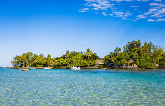 Excursion en bateau dans le Parc marin de Blue Bay, Mah&eacute;bourg, Ile Maurice, Oc&eacute;an Indien, Afrique
