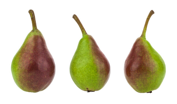 Pears isolated on a white background.