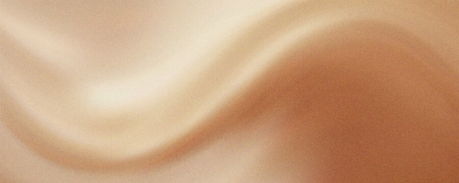 Subtle beige gradient background. Rough neutral liquid wallpaper. Universal nude color texture for banners, flyers, and presentations. Blurred abstract background cover. Vector illustration.