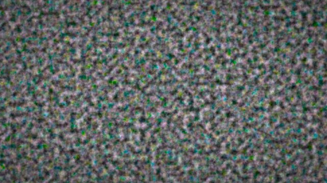 Vintage TV Static Grain Background - Analog Television Noise Loop