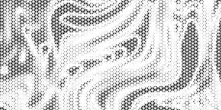 abstract geometric triangle halftone pattern background vector