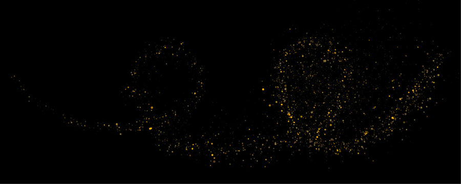 Gold sparkle confetti cloud with radiant dust particles, luxury abstract festive background for modern branding and celebration visuals.