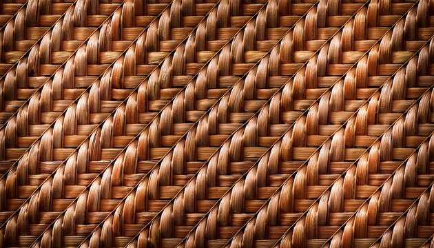 Seamless Wicker Woven Texture Background