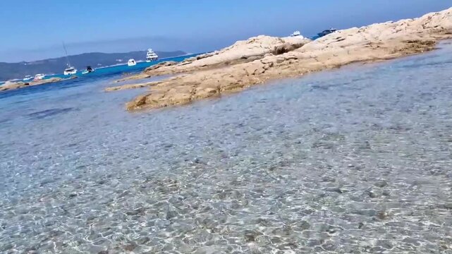 Beach in the Taillat Cape near Saint-Tropez, South of France