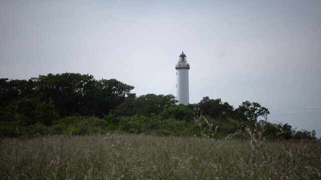 Lange Erik, Sweden The Lange Erik lighthouse on the northern tip of the Oland island in the Baltic Sea. 