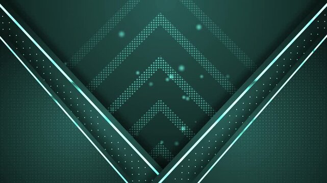 Luxury chevron background animation, Abstract dark chevron background with diagonal accents and dotted halftone pattern