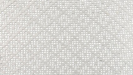 Background view of an elegant white vintage crochet lace textile with intricate handmade needlework, a full frame background texture. © Antonios