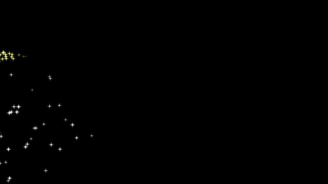  Magic light stars line effect on green screen, twinkle star burst glitter sparkle, luxury white glitter sparkles star trail, sparkling star transition effect, grren background. 4k video.mp4
